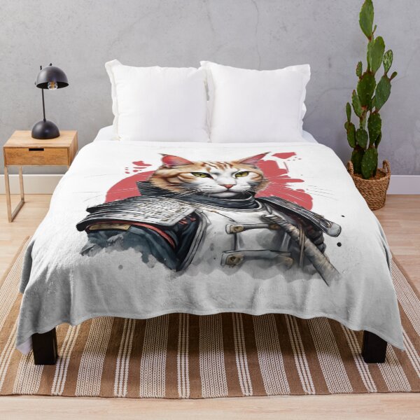 Item preview, Samurai Cat Warrior designed and sold by WILD-WILD-CAT.
