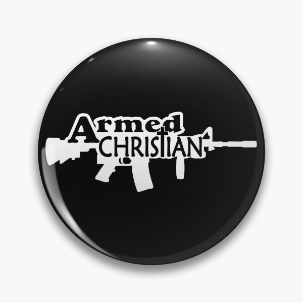 Item preview, Armed Christian; White Font; designed and sold by StickerApe.