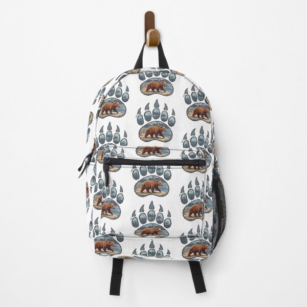 Item preview, Bear Foot Print Illustration designed and sold by PING 999 STUDIO.