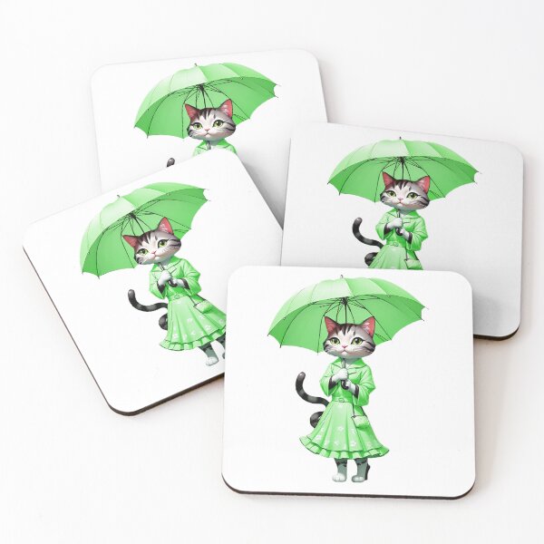 Item preview, Green Lady Kitty Cat designed and sold by Bunmigraphics .