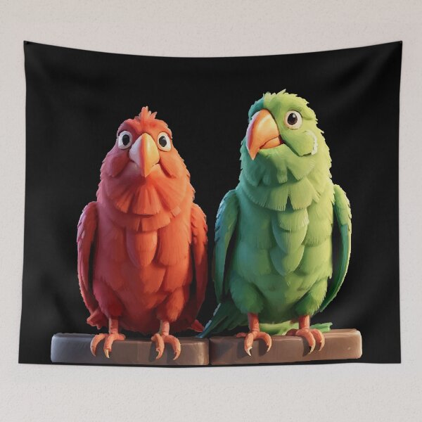 Item preview, Eclectus Parrots  designed and sold by karolinahinc.