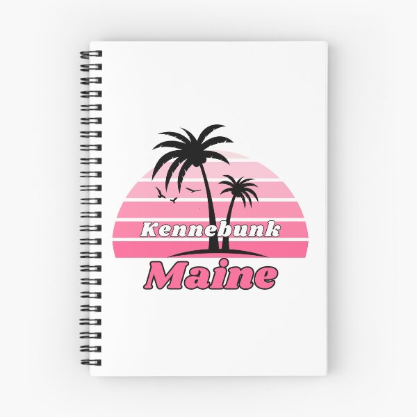 Item preview,  Retro Cool Kennebunk Beach Maine Palm Tree at Sunset Souvenirs designed and sold by karmdaf.