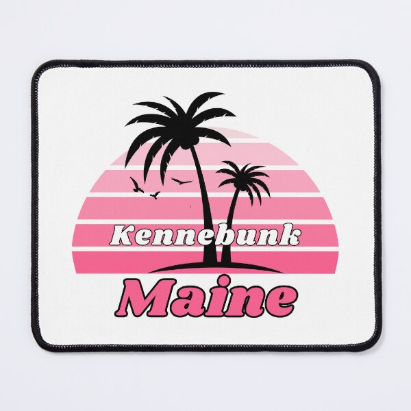 Item preview,  Retro Cool Kennebunk Beach Maine Palm Tree at Sunset Souvenirs designed and sold by karmdaf.