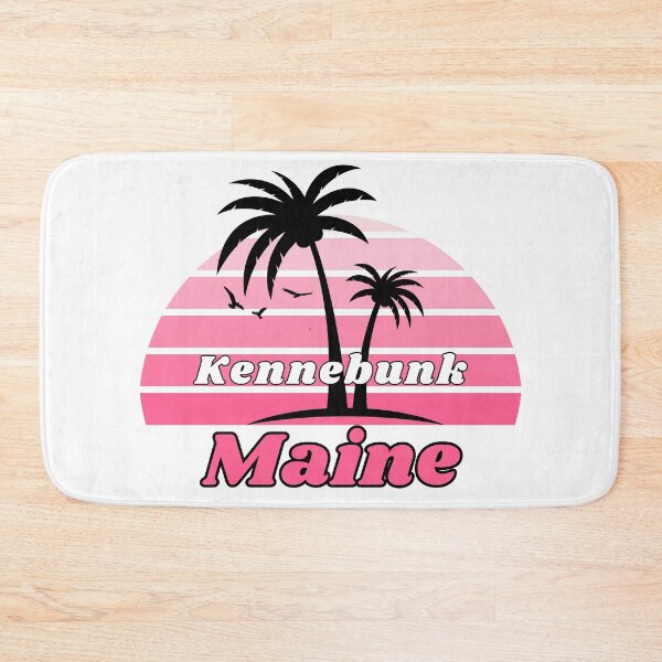 Item preview,  Retro Cool Kennebunk Beach Maine Palm Tree at Sunset Souvenirs designed and sold by karmdaf.