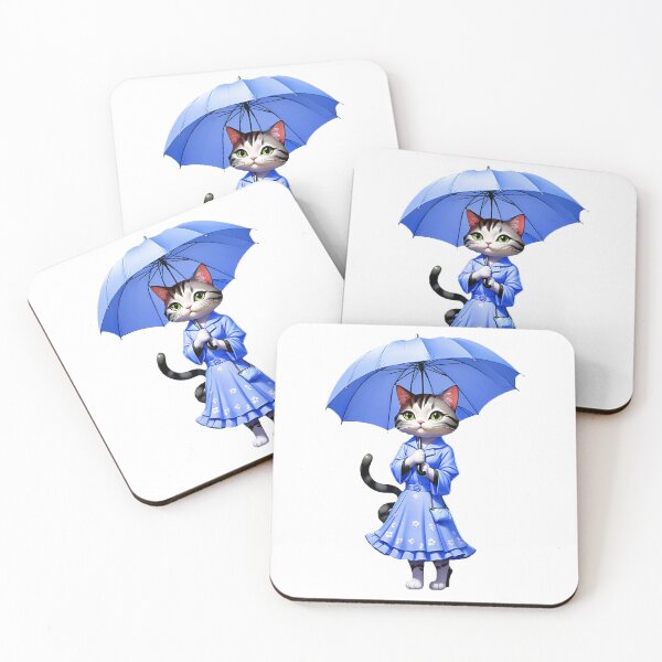 Item preview, Blue Lady Kitty Cat designed and sold by Bunmigraphics .
