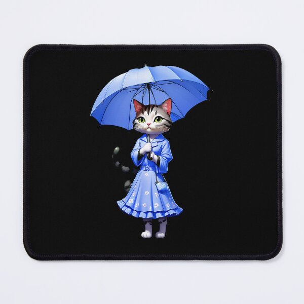 Item preview, Blue Lady Kitty Cat designed and sold by Bunmigraphics .