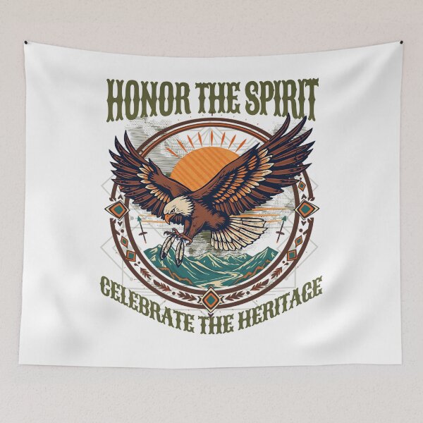 Item preview, HONOR THE SPIRIT CELEBRATE THE HERITAGE - NATIVE AMERICAN EAGLE designed and sold by justyna-s28.