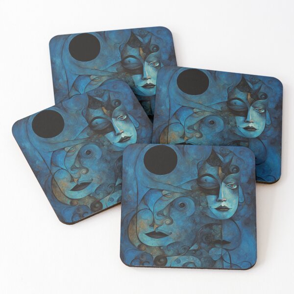 Item preview, Abstract Portrait Art designed and sold by TheDarkWardrobe.