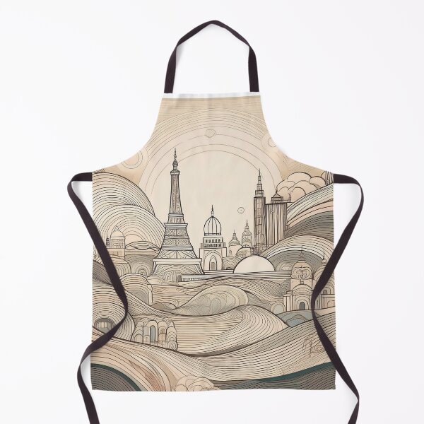 Item preview, Iconic Cityscape Line Art Design designed and sold by RaiyaTees.