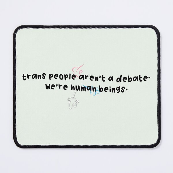 Item preview, Trans people aren't a debate. We're human beings. | heartstopper, nick charlie designed and sold by Pinu92.