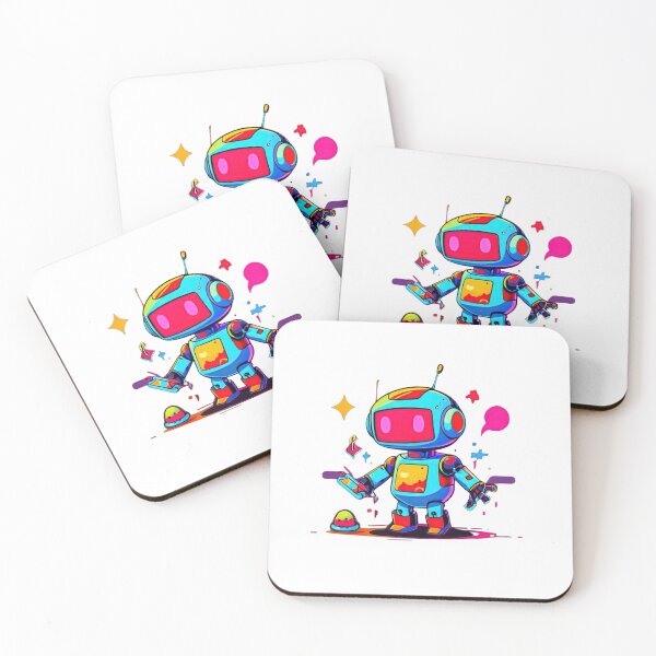 Artikelvorschau, Niedliche Roboterillustration entworfen und verkauft von PING 999 STUDIO.