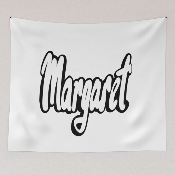 Item preview, Margaret popular girls first name in white. Personalized personalised customised name Margaret designed and sold by Artonmytee.