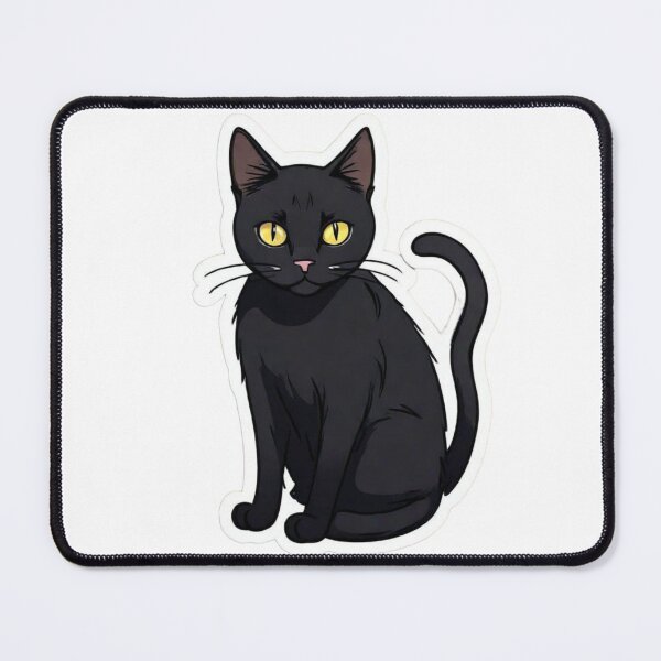 Item preview, CUTE BLACK CAT STICKER designed and sold by Arts4U.