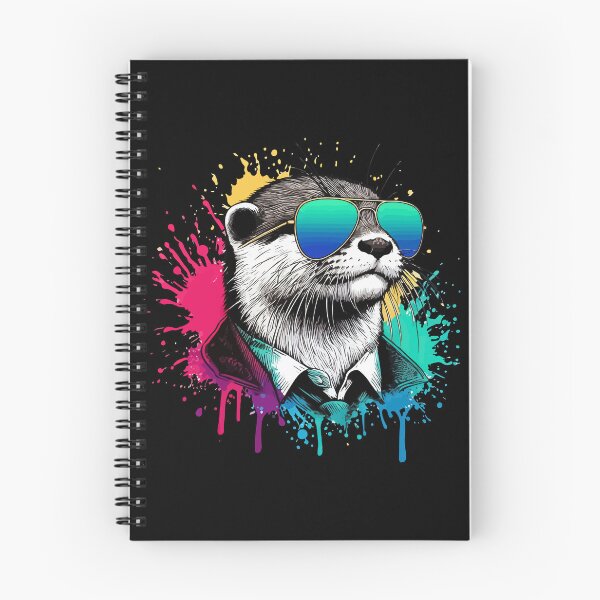 Item preview, Cool Otter Lover Sunglasses Splash Art  designed and sold by TomFrontierArt.