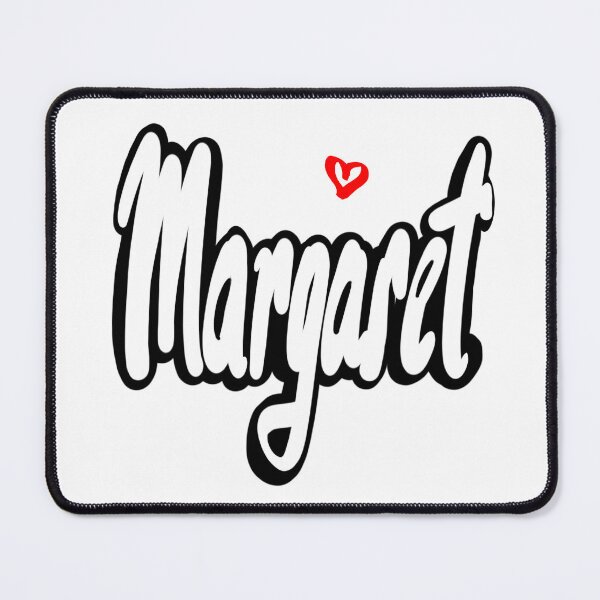 Item preview, Margaret popular girls first name in white with red heart. Personalized personalised customised name Margaret designed and sold by Artonmytee.