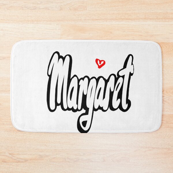 Item preview, Margaret popular girls first name in white with red heart. Personalized personalised customised name Margaret designed and sold by Artonmytee.