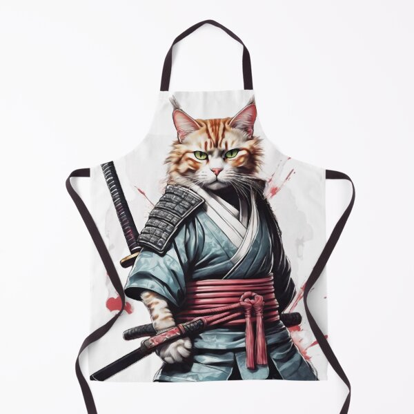 Item preview, Samurai Warrior Cat designed and sold by WILD-WILD-CAT.