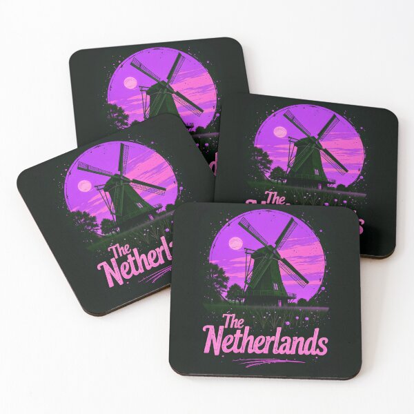 Item preview, The Netherlands Retro Windmill Design designed and sold by TheArtOfPat.