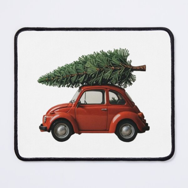 Item preview, Car with a Christmas Tree designed and sold by Lisamariesumner.