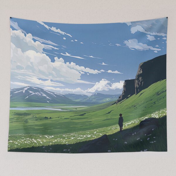 Item preview, Iceland landscape | Anime style designed and sold by ComicsFactory.