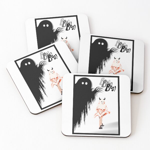 Item preview, Scarred Ghost Boo Cute Ghost  designed and sold by digifaxdesign.