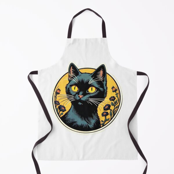 Item preview, VINTAGE BLACK CAT STICKER designed and sold by Arts4U.