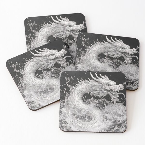 Item preview, Black and white Chinese Dragon designed and sold by Pencil-Art.