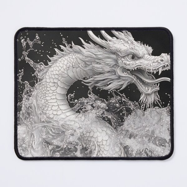 Item preview, Black and white Chinese Dragon designed and sold by Pencil-Art.
