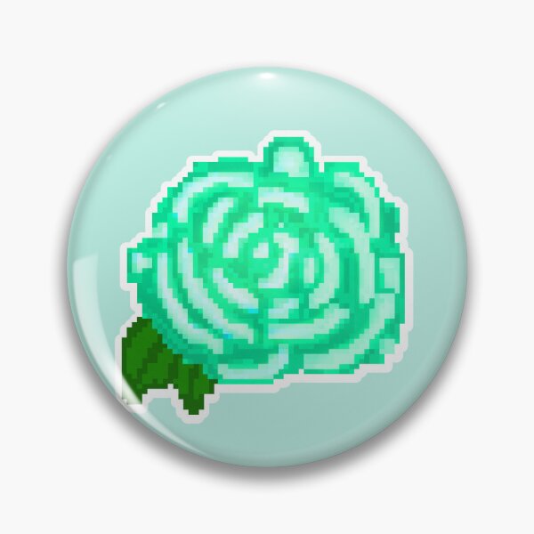 Item preview, Pixel Art Teal Rose designed and sold by Percy Everett.