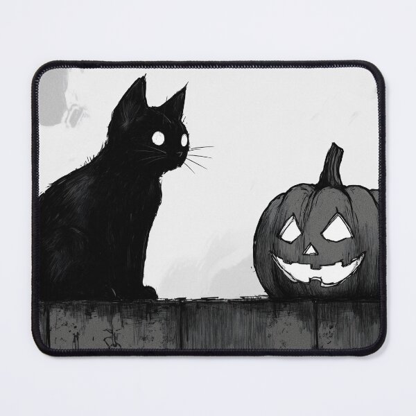 Item preview, The Bewitching Kitten - black and white horror manga anime designed and sold by ForsakenFrames.