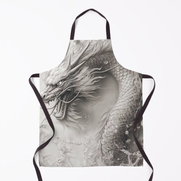 Item preview, Black and white Chinese Dragon designed and sold by Pencil-Art.