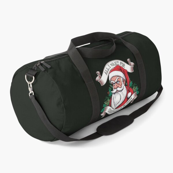 Item preview, Grumpy Santa Says, "All I Want for Christmas is Sleep!" - Night Black designed and sold by ORuaircDesigns.