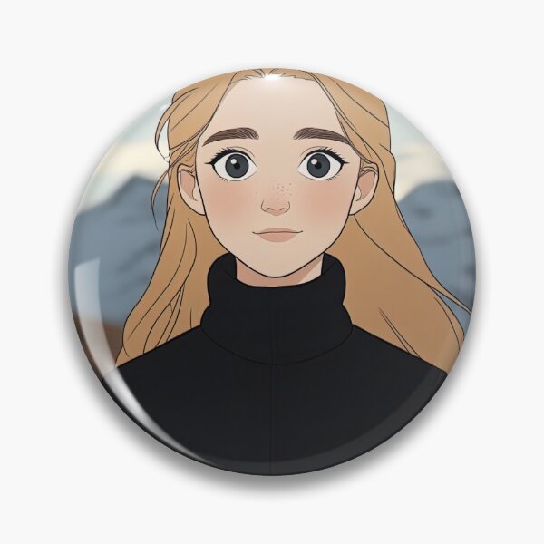 Item preview, Icelander woman, portrait | Anime style designed and sold by ComicsFactory.