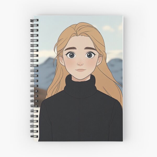 Item preview, Icelander woman, portrait | Anime style designed and sold by ComicsFactory.