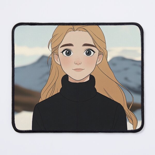 Item preview, Icelander woman, portrait | Anime style designed and sold by ComicsFactory.