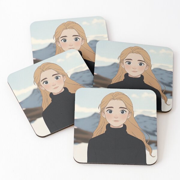 Item preview, Icelander woman, portrait | Anime style designed and sold by ComicsFactory.