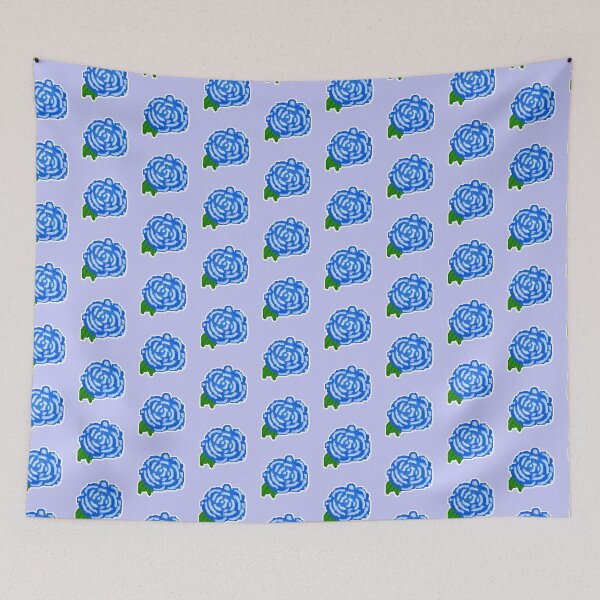 Item preview, Pixel Art Blue Rose designed and sold by Percy Everett.