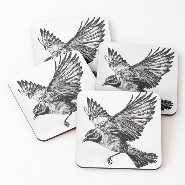 Item preview, Black and white House Sparrow pencil drawing designed and sold by Pencil-Art.