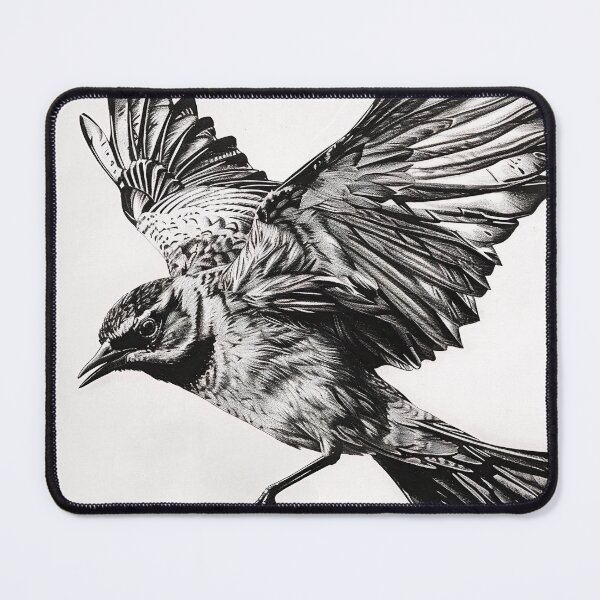 Item preview, Black and white House Sparrow pencil drawing designed and sold by Pencil-Art.