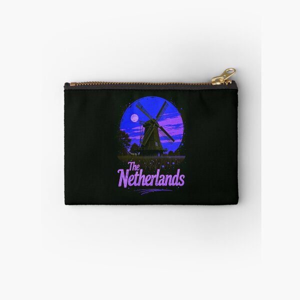 Item preview, The Netherlands Retro Windmill Design designed and sold by TheArtOfPat.