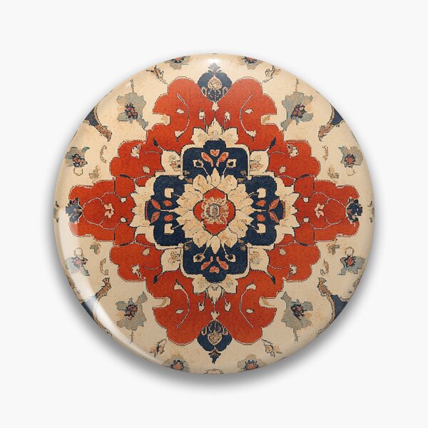 Item preview, Vintage Persian Medallion Rug Design - Traditional Floral Pattern designed and sold by YummyCreative.