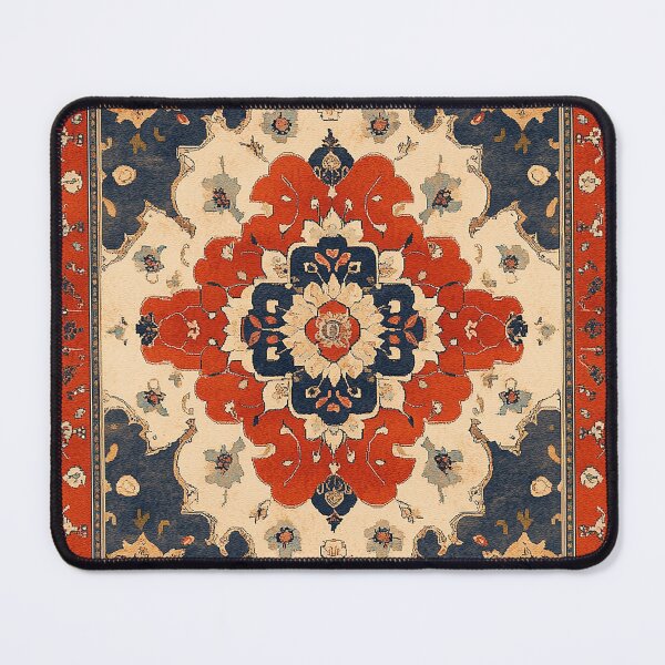 Item preview, Vintage Persian Medallion Rug Design - Traditional Floral Pattern designed and sold by YummyCreative.