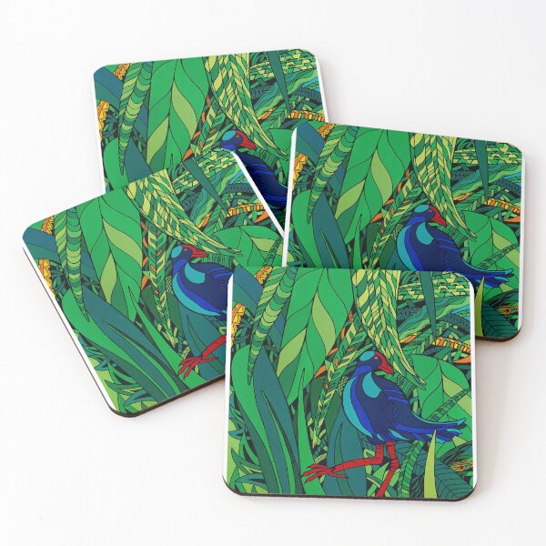 Item preview, NZ Pukeko in the Flax designed and sold by nickyloweartist.