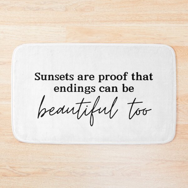 Item preview, Self Worth Relationship Facts Endings Quote Sunset View designed and sold by CCKimShop.
