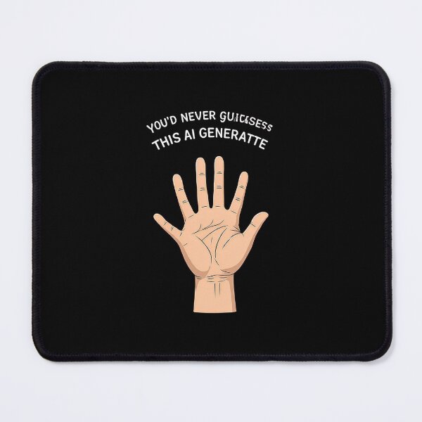 Item preview, You’d Never Guess This AI Generated - Funny Six-Fingered Design designed and sold by ys96.