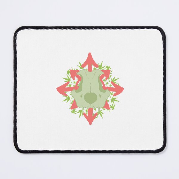 Item preview, Chaos Symbol Cannabis Skull designed and sold by GobboYaga.