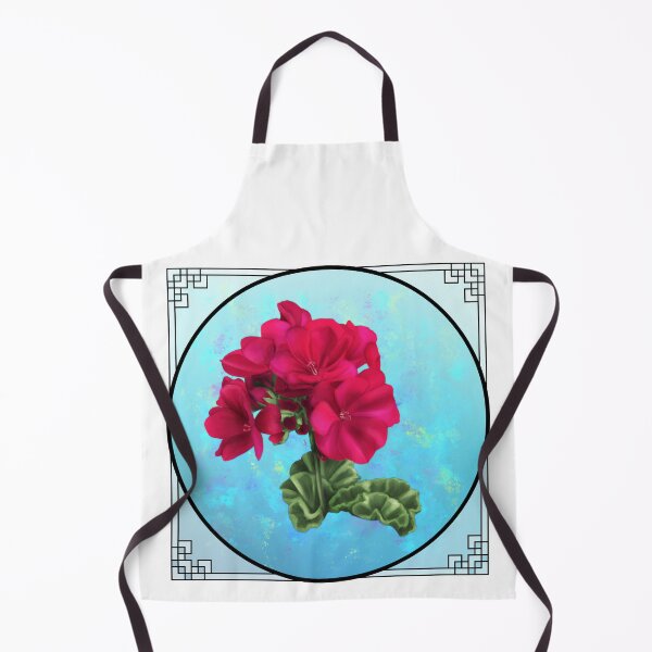 Item preview, Geranium - with Border designed and sold by Spennig Aisling Art.