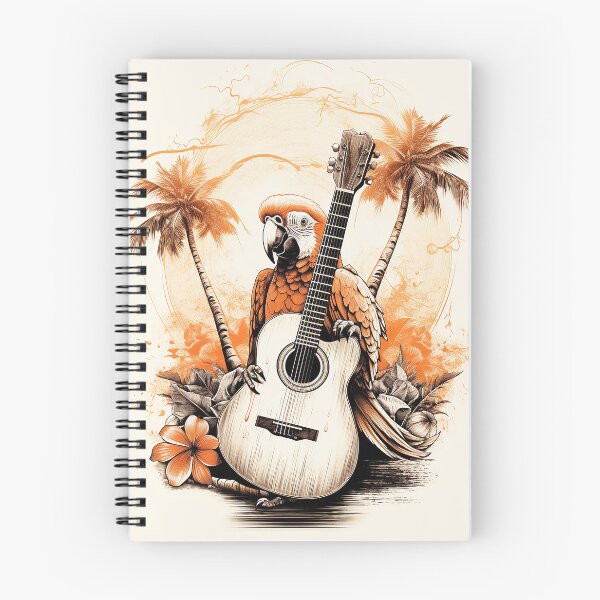 Item preview, Parrot With A Guitar Jimmy Buffet Tribute designed and sold by lovefurries.