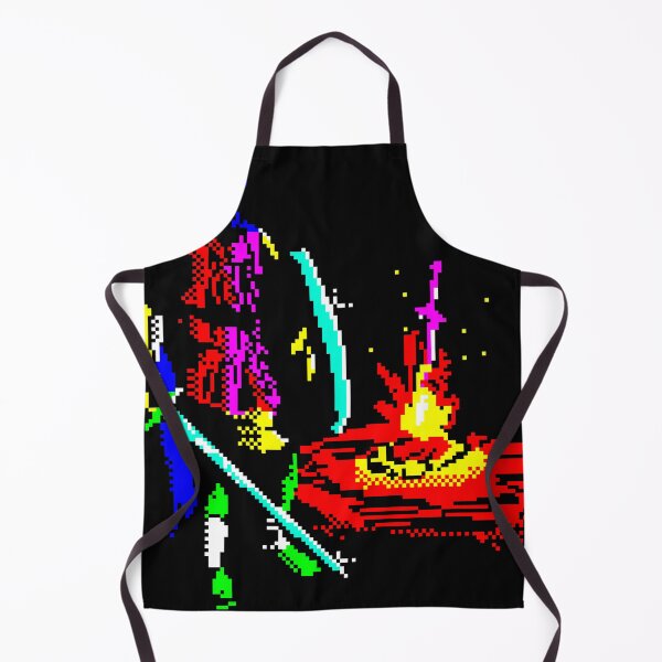 Item preview, Retro Pixel Bonfire Knight designed and sold by TheWilsonland.