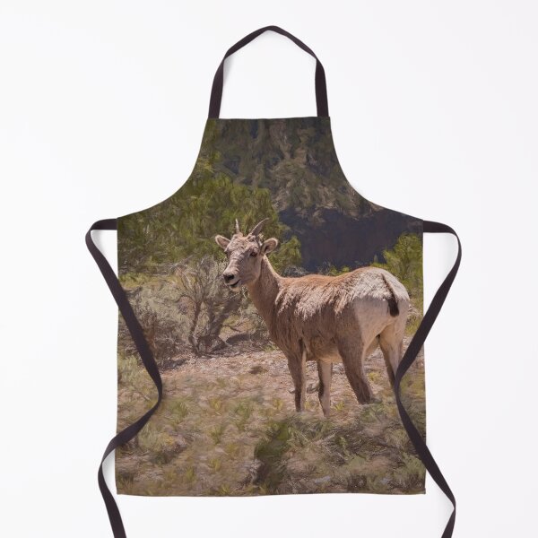 Item preview, Lone Bighorn Female Sheep Wild Rivers New Mexico designed and sold by Debra Martz.
